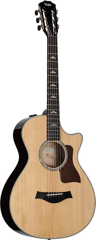 Taylor 612ce 12-Fret V Class Grand Concert Acoustic-Electric Guitar, New, Body Left Front