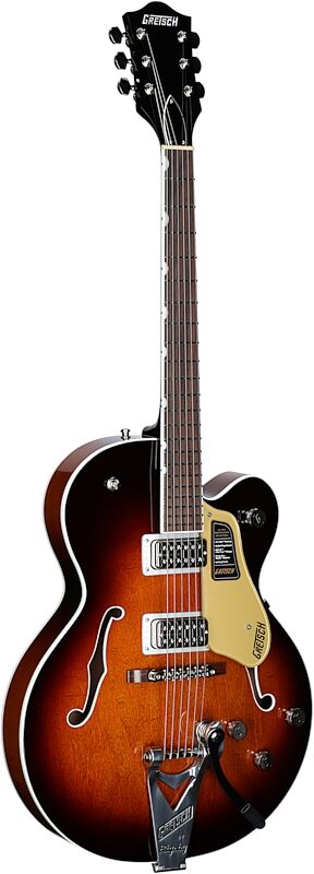 Gretsch Pro Collection Tennessean Electric Guitar (with Case), Havana Burst, Body Left Front