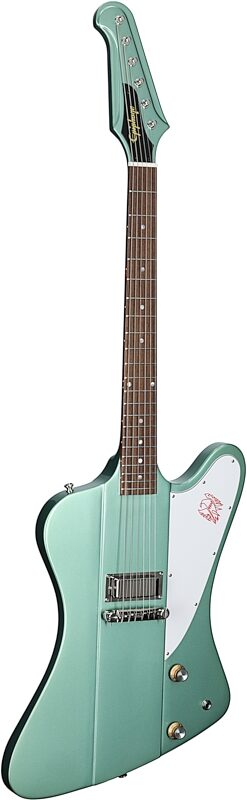 Epiphone 1963 Firebird I Electric Guitar (with Hard Case), Inverness Green, Blemished, Body Left Front