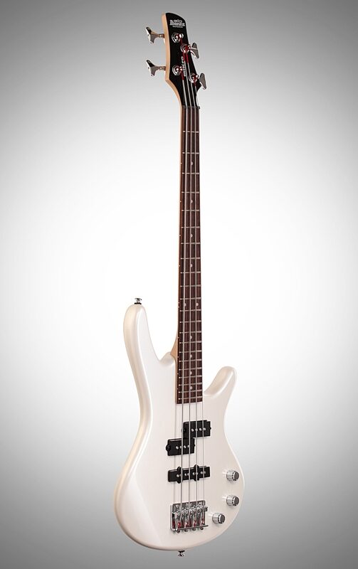 Ibanez GSRM20 Mikro Electric Bass, White, Body Left Front
