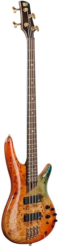 Ibanez SR1600D Premium Electric Bass (with Gig Bag), Autumn Sunset Sky, Body Left Front
