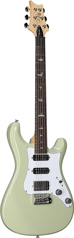 PRS Paul Reed Smith SE Studio Standard Electric Guitar, Rosewood Fingerboard (with Gig Bag), Sage Green, Body Left Front