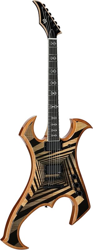 Wylde Audio Berzerker Raw Top Electric Guitar, Corridors, Body Left Front