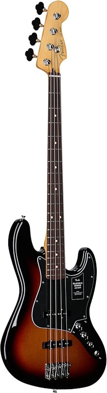 Fender Player II Jazz Electric Bass, with Rosewood Fingerboard, Sparkle 3-Color Sunburst, Body Left Front