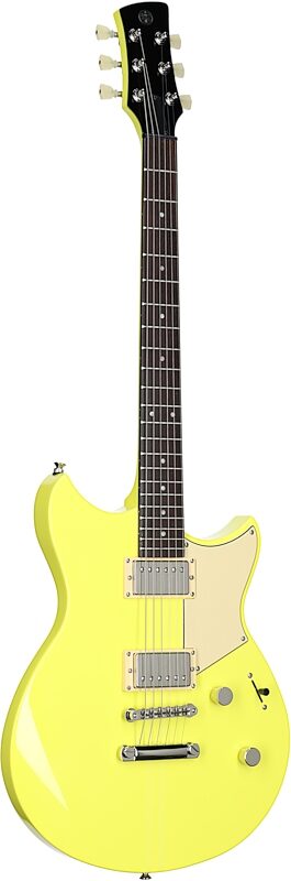 Yamaha Revstar Element RSE20 Electric Guitar, Neon Yellow, Body Left Front