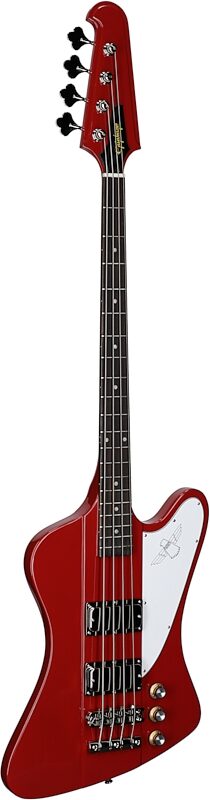 Epiphone Thunderbird '64 Electric Bass (with Gig Bag), Ember Red, with Gig Bag, Body Left Front