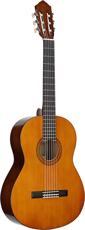 Yamaha C40 Classical Acoustic Guitar Package, With Guitar and Gig Bag, Body Left Front