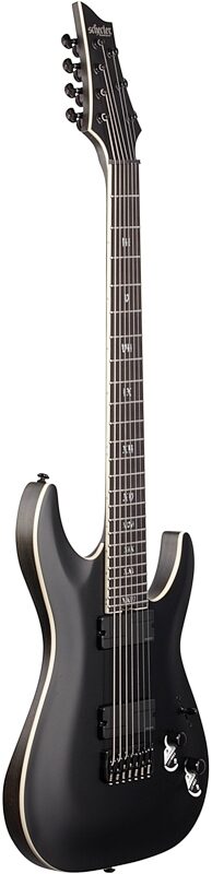 Schecter C-7 SLS Elite Electric Guitar, 7-String, Evil Twin, Body Left Front
