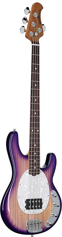 Ernie Ball Music Man StingRay Special Electric Bass (with Mono Case), Purple Sunset, Open Box (Good), Body Left Front