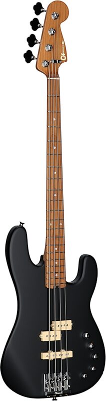 Charvel Pro-Mod San Dimas PJ IV Electric Bass, Satin Black, Body Left Front