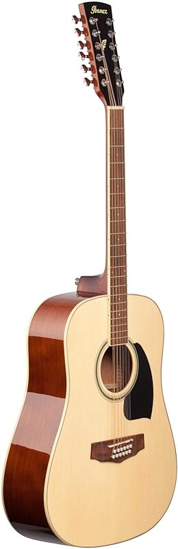 Ibanez PF1512 Dreadnought Acoustic Guitar, 12-String, Natural, Body Left Front