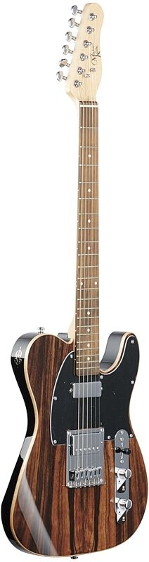 Michael Kelly Custom Collection '55 Electric Guitar, Pau Ferro Fingerboard, Striped Ebony, Body Left Front