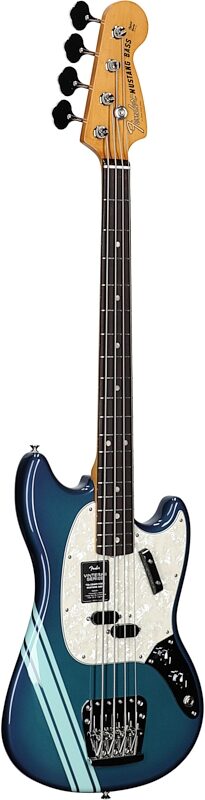 Fender Vintera II '70s Mustang Electric Bass (with Gig Bag), Competition Burgundy, Body Left Front