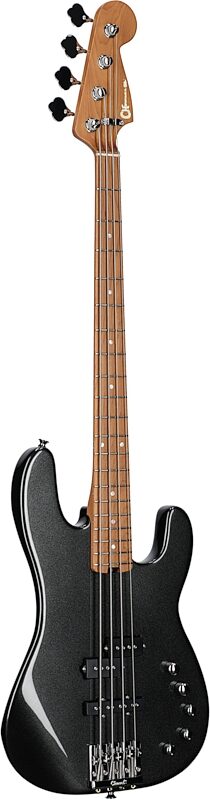 Charvel Pro-Mod San Dimas PJ IV Electric Bass, Metallic Black, USED, Blemished, Body Left Front
