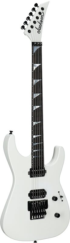 Jackson American Soloist SL2 DX Electric Guitar (with Case), Snow White, Body Left Front