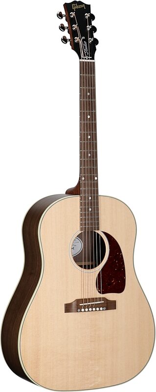 Gibson J-45 Studio Walnut Acoustic-Electric Guitar (with Case), Satin Natural, Body Left Front