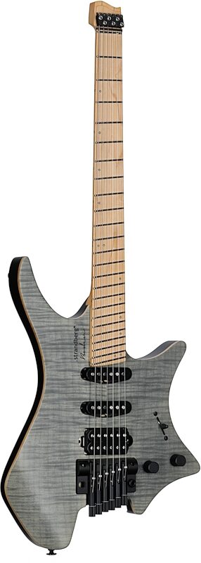Strandberg Boden Standard NX 6 Tremolo Electric Guitar (with Gig Bag), Charcoal, Body Left Front