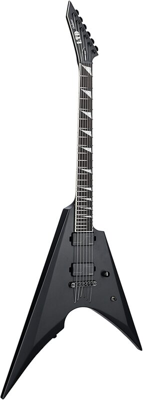 ESP LTD Arrow-1000NT Electric Guitar, Charcoal Metallic Satin, Body Left Front