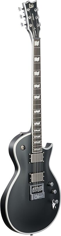ESP LTD EC-1000 EverTune BB Electric Guitar, Black Satin, Body Left Front