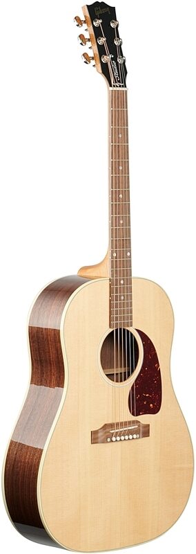 Gibson J-45 Studio Walnut Acoustic-Electric Guitar (with Case), Antique Natural, Body Left Front