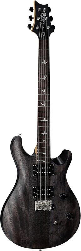 PRS Paul Reed Smith SE CE24 Standard Electric Guitar (with Gig Bag), Satin Charcoal, Body Left Front