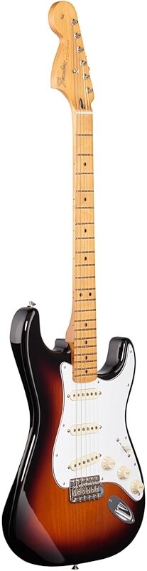Fender Jimi Hendrix Stratocaster Electric Guitar, 3-Color Sunburst, Body Left Front