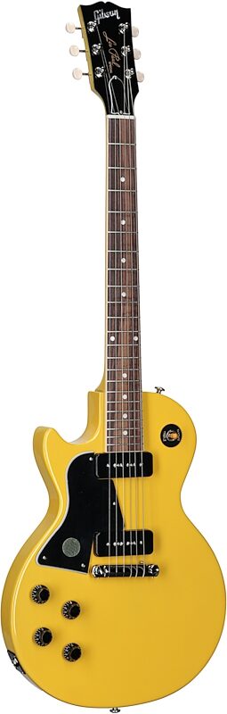 Gibson Les Paul Special Electric Guitar, Left-Handed (with Case), TV Yellow, Body Left Front