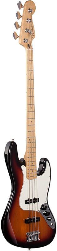 Fender Player Jazz Electric Bass, Maple Fingerboard, 3-Color Sunburst, Body Left Front