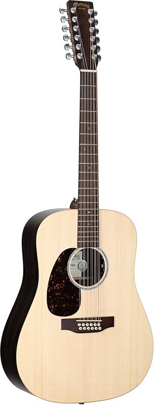 Martin D-X2E Brazilian Acoustic-Electric Guitar, 12-String (Left-Handed), New, Body Left Front