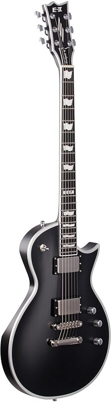 ESP E-II ECBB Electric Guitar (with Case), Satin Black, Body Left Front