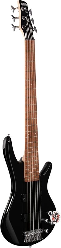 Ibanez GSR206 6-String Electric Bass, Black, Scratch and Dent, Body Left Front