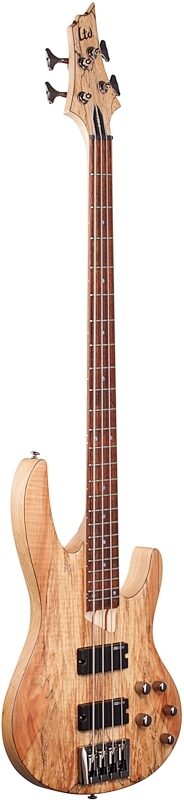 ESP LTD B204SM Electric Bass, Natural Satin, Body Left Front