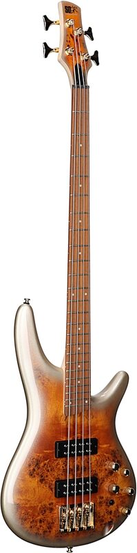 Ibanez SR400EPBDX Electric Bass Guitar, Gold Metallic Burst, Body Left Front