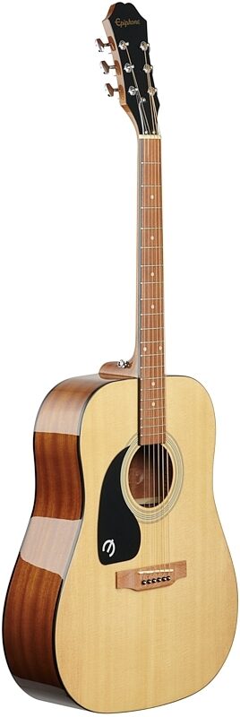 Epiphone DR-100 Songmaker Acoustic Guitar, Left-Handed, Natural, Body Left Front