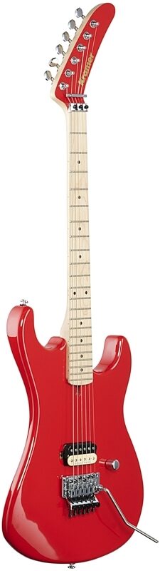 Kramer The 84 Electric Guitar, Radiant Red, Body Left Front