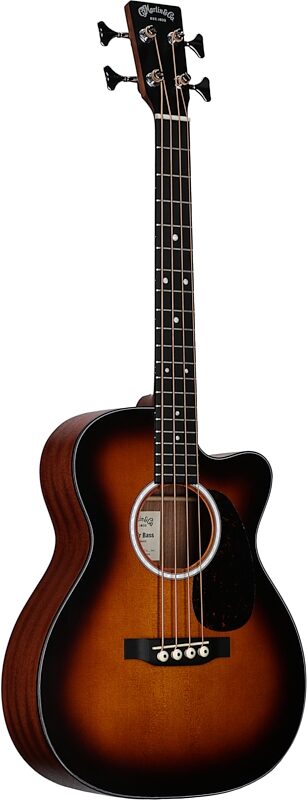 Martin 000CJR-10E Burst Acoustic-Electric Bass (with Gig Bag), New, Body Left Front
