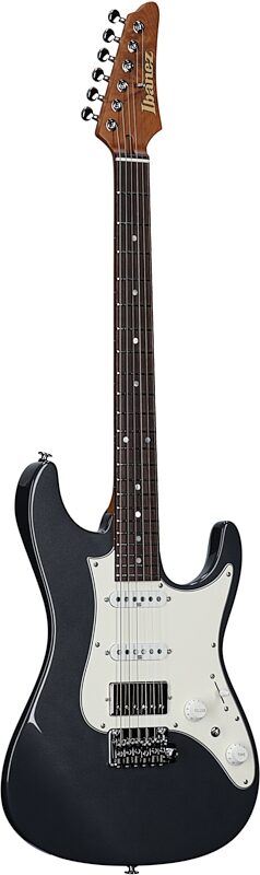 Ibanez Prestige AZ2204NW Electric Guitar (with Case), Gray Metallic, Body Left Front