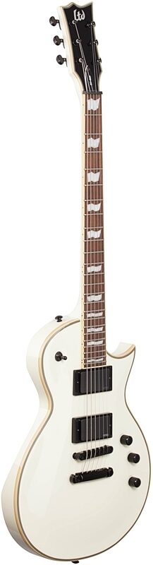 ESP LTD EC-401 Electric Guitar, Olympic White, Body Left Front