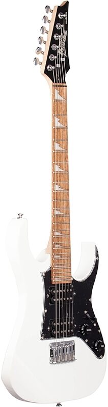 Ibanez GRGM21 GIO Mikro Electric Guitar, White, Body Left Front