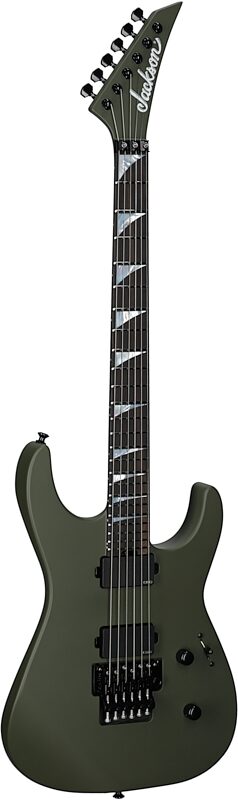 Jackson American Soloist SL2MG Electric Guitar (with Case), Matte Army Drab, Body Left Front