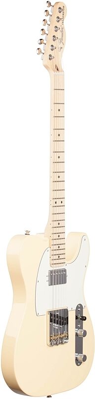 Fender American Performer Telecaster Humbucker Electric Guitar, Maple Fingerboard (with Gig Bag), Vintage White, Body Left Front