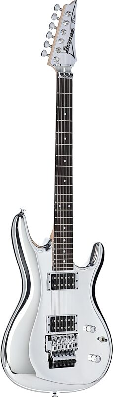 Ibanez JS-3 Joe Satriani Signature Electric Guitar (with Case), Chrome Boy, Body Left Front