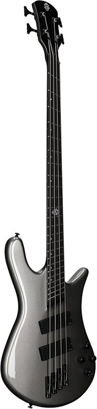 Spector NS Dimension Multi-Scale 4-String Bass Guitar (with Bag), Gunmetal Gloss, Body Left Front