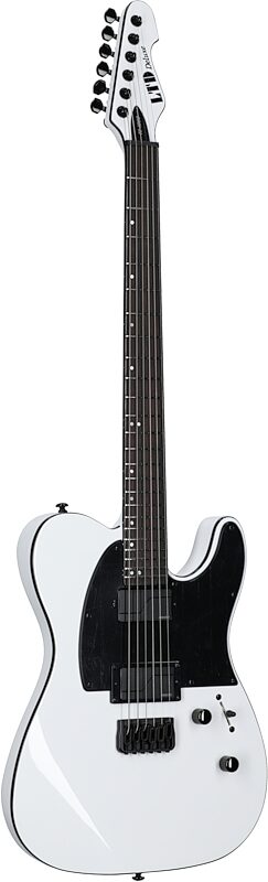 ESP LTD TE-1000 Electric Guitar, Snow White, Body Left Front