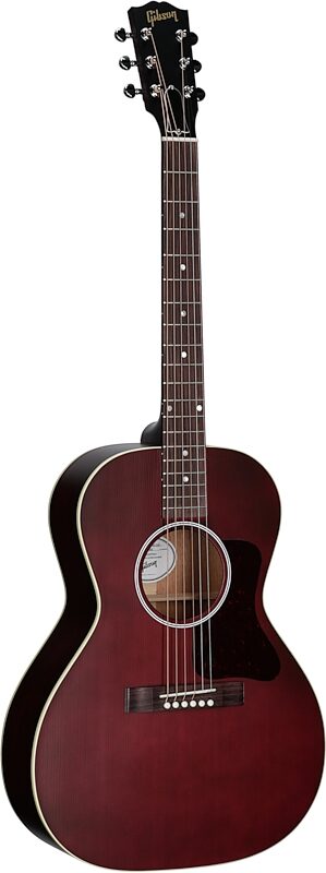 Gibson L-00 Special Acoustic-Electric Guitar (with Case), Wine Red, Open Box (Very Good), Body Left Front