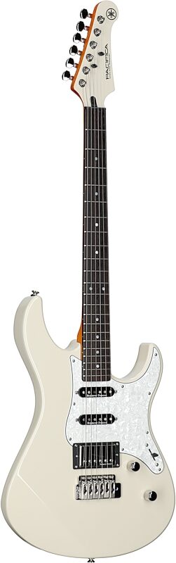 Yamaha 612VIIX Pacifica Electric Guitar, Vintage White, Body Left Front