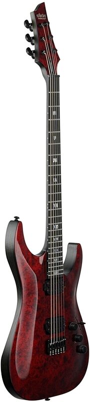 Schecter C1 Apocalypse Electric Guitar, Red Reign, Body Left Front