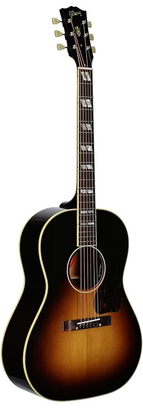 Gibson Nathaniel Rateliff LG-2 Western Acoustic-Electric Guitar (with Case), Vintage Sunburst, Blemished, Body Left Front