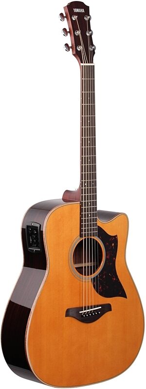 Yamaha A1R Acoustic-Electric Guitar, Vintage Natural, Body Left Front