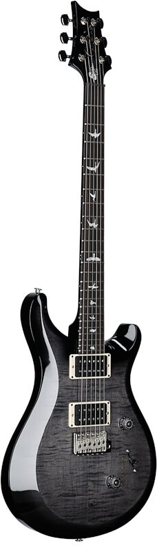 Paul Reed Smith PRS S2 Custom 24 10th Anniversary Limited Edition Electric Guitar (with Gig Bag), Gray Black Burst, Body Left Front